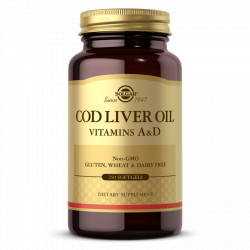 Solgar Cod Liver Oil - Vitamins A&D 250 softgels