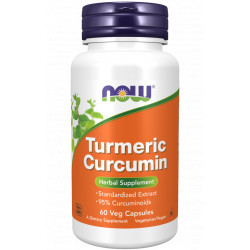 NOW Turmeric Curcumin 95% 60 vegkaps.