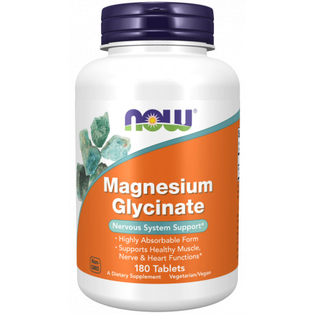 NOW Magnesium Glycinate 180 tabl.