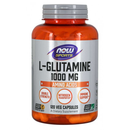 NOW L-Glutamine 120 kaps.