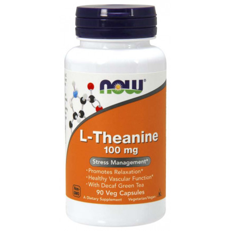 Now L-Theanine with Decaf Green tea 90 kaps.