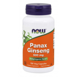 Now Panax Ginseng 500 mg 100 kaps.