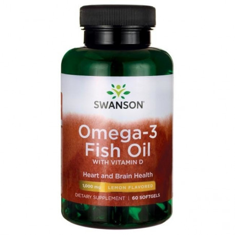 Swanson Omega-3 with Vitamin D3 60softgels
