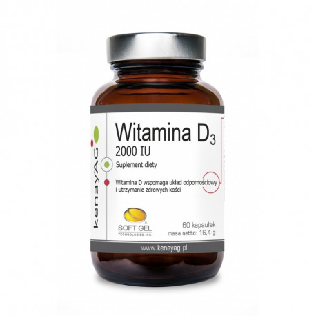 Kenay Vitamin D3 2000 IU 60 kaps.
