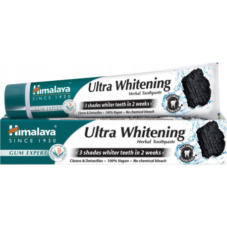 Himalaya Bieliaca zubná pasta s kokosovým uhlím Ultra Whitening Herbal Toothpaste 75 ml