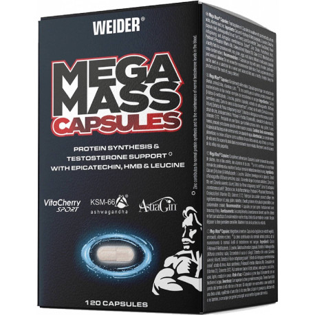 Weider Mega Mass Caps 120kaps.