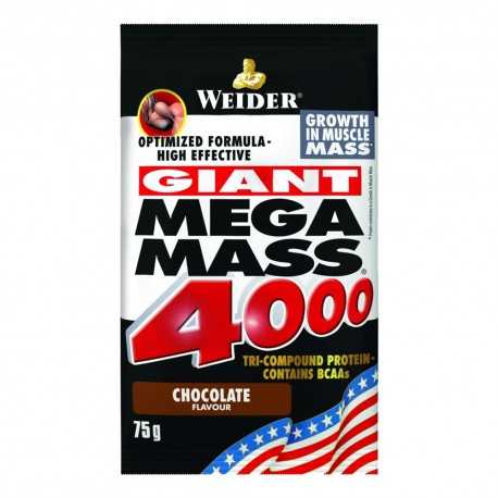 Weider Mega Mass 4000 - 75 g CHOCOLATE