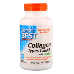 Doctor's Best Collagen Types I and III 180 tabl.