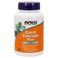 NOW Coral Calcium Plus 100 kaps.