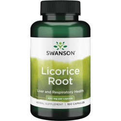 Swanson Licorice root  450 mg 100 kaps.
