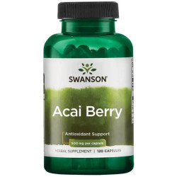 Swanson Acai berry 500 mg 120 kaps.