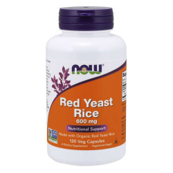 Now Red Yeast Rice 600 mg 120 kaps.