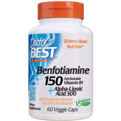 Doctor's Best Benfotiamine with Alpha Lipoic Acid  300 mg 6ovegkap.