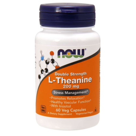 Now L-Theanine 200mg 60 kaps.