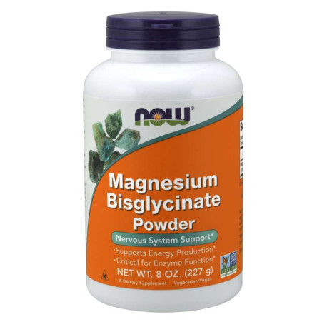 Now Magnesium Bisglycinate powder 227 g