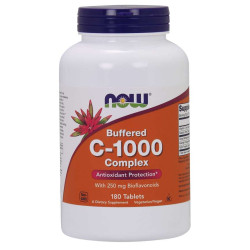 NOW Vitamin C-1000 Buffered- 180tabs.