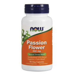 NOW Passion Flower 350 mg Extrakt z mučenky 90 kaps.