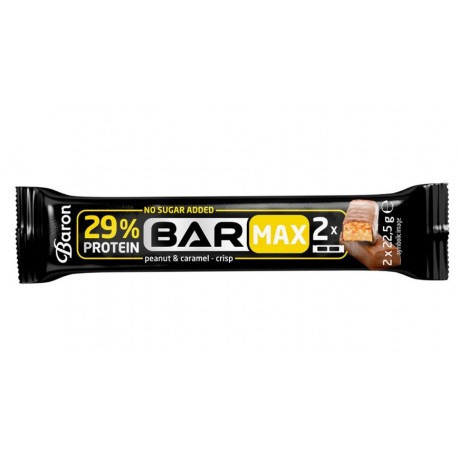 Baron BarMax Protein Bar - 2x22,5g peanut caramel crisp