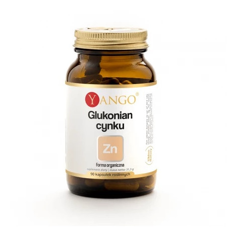 YANGO Zinc gluconate 90 kaps.