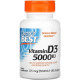 Doctor’s Best Vitamin D3 5000 IU 180 softgel