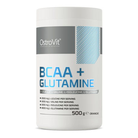 OSTROVIT BCAA + Glutamine Orange 500 g