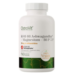 OSTROVIT KSM-66 Ashwagandha + Magnesium + B6 P-5-P VEGE 90 caps