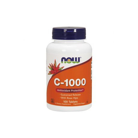 NOW Vitamin C-1000 with Rose Hips - 100 tabl.
