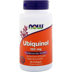 NOW Ubiquinol 100mg 60 sofgels