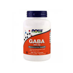 NOW GABA 500mg with B6 200veg caps.